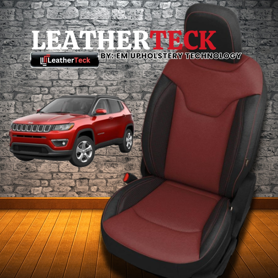 Katzkin Leather Seat Covers for 2018 - 2025 Jeep Compass K1111-100