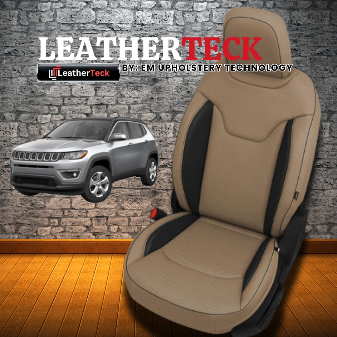 Katzkin Leather Seat Covers for 2018 - 2025 Jeep Compass K1114-104