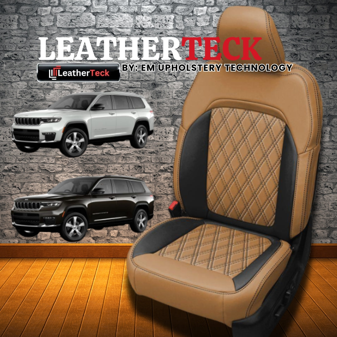 Katzkin Leather Seat Covers for 2021 - 2025 Jeep Grand Cherokee L K2953-138