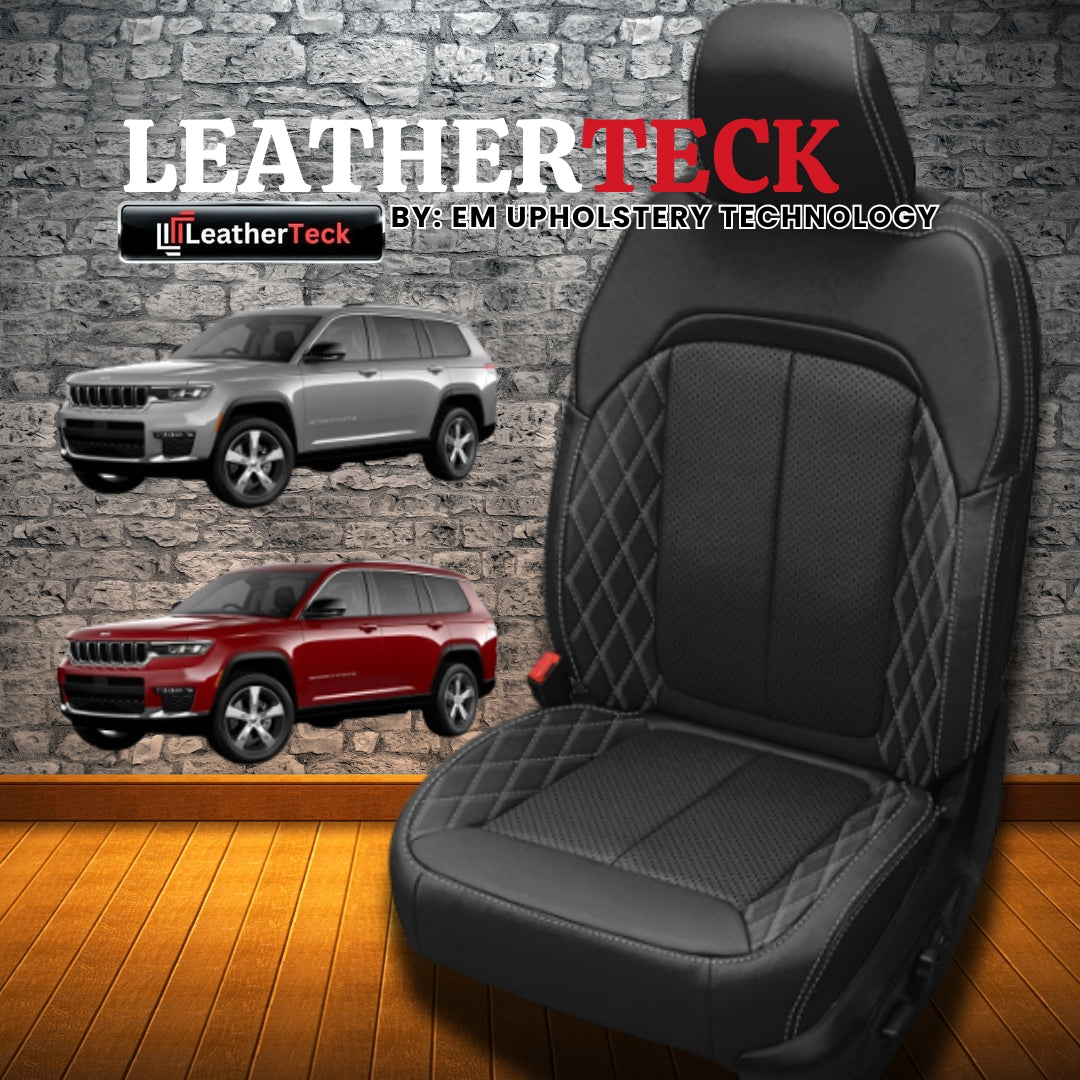 Katzkin Leather Seat Covers for 2021 - 2025 Jeep Grand Cherokee L K2953-100