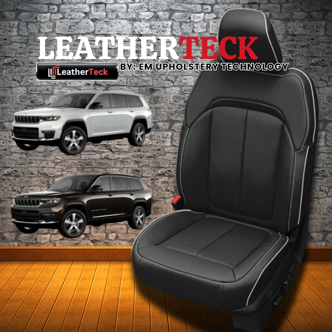 Katzkin Leather Seat Covers for 2022 - 2025 Jeep Grand Cherokee K2834-100