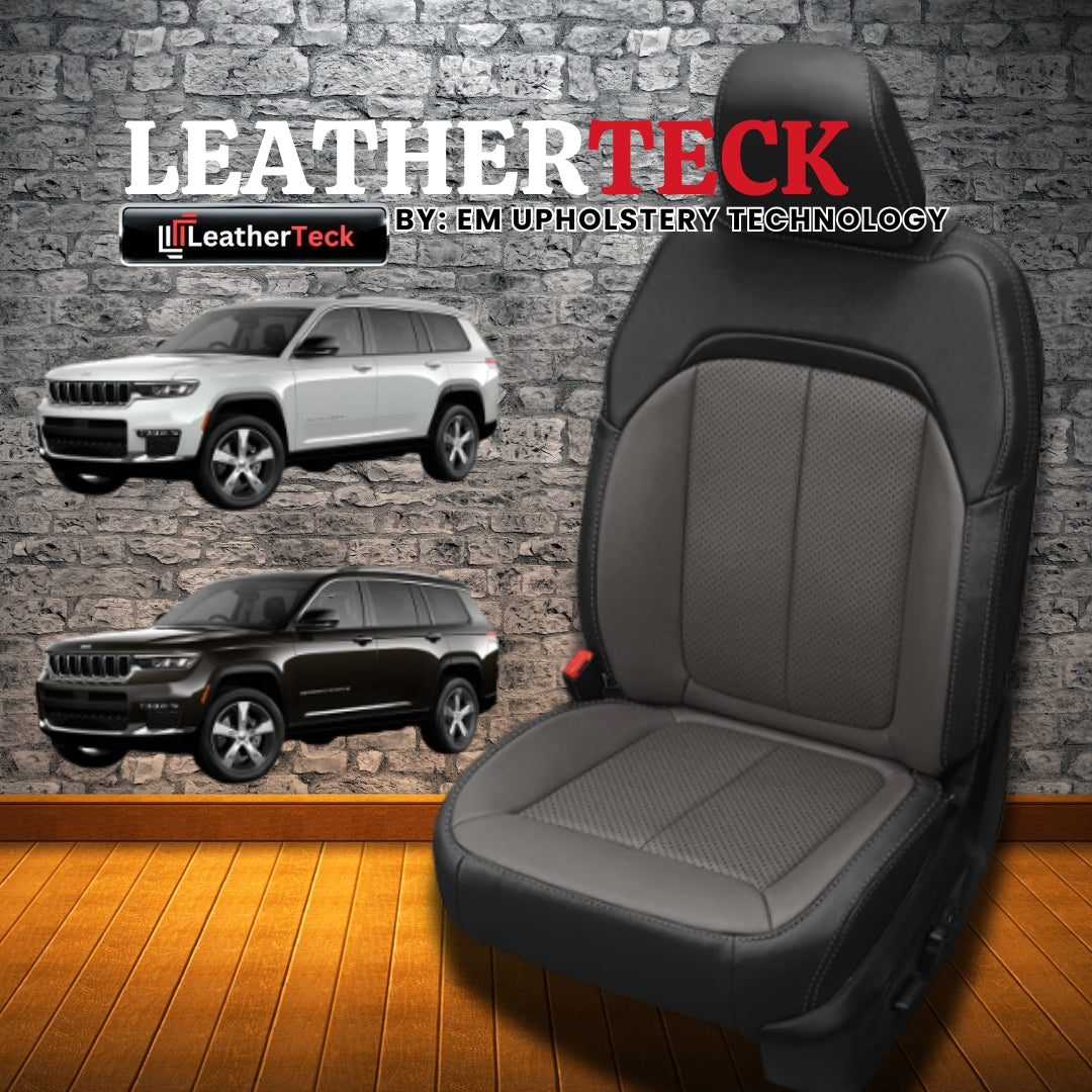 Katzkin Leather Seat Covers for 2021 - 2025 Jeep Grand Cherokee L K2837-100