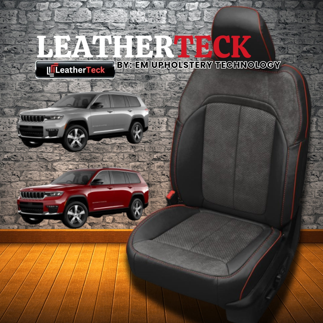 Katzkin Leather Seat Covers for 2022 - 2025 Jeep Grand Cherokee K2838-100