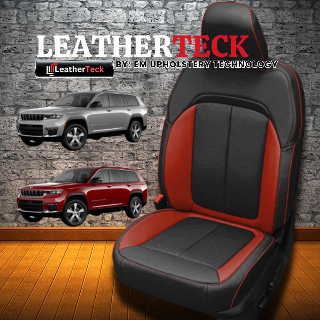 Katzkin Leather Seat Covers for 2021 - 2025 Jeep Grand Cherokee L K2835-100