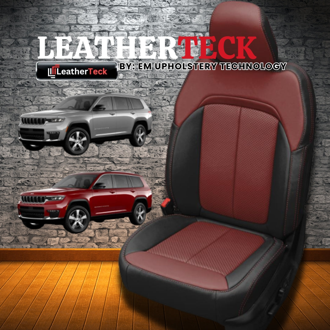 Katzkin Leather Seat Covers for 2021 - 2025 Jeep Grand Cherokee L K2836-100