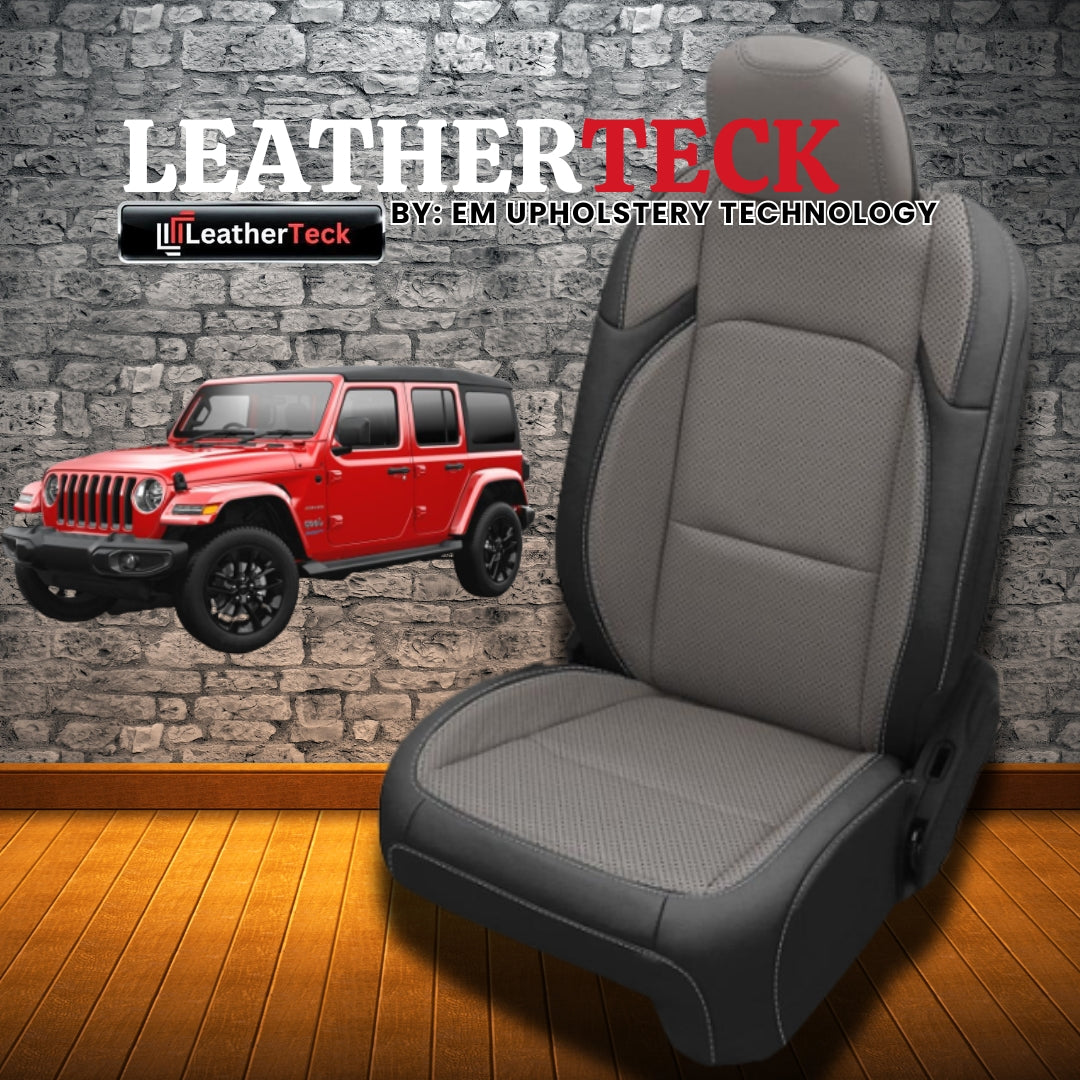Katzkin Leather Seat Covers for 2018 - 2026 Jeep Wrangler 4XE K1314-100