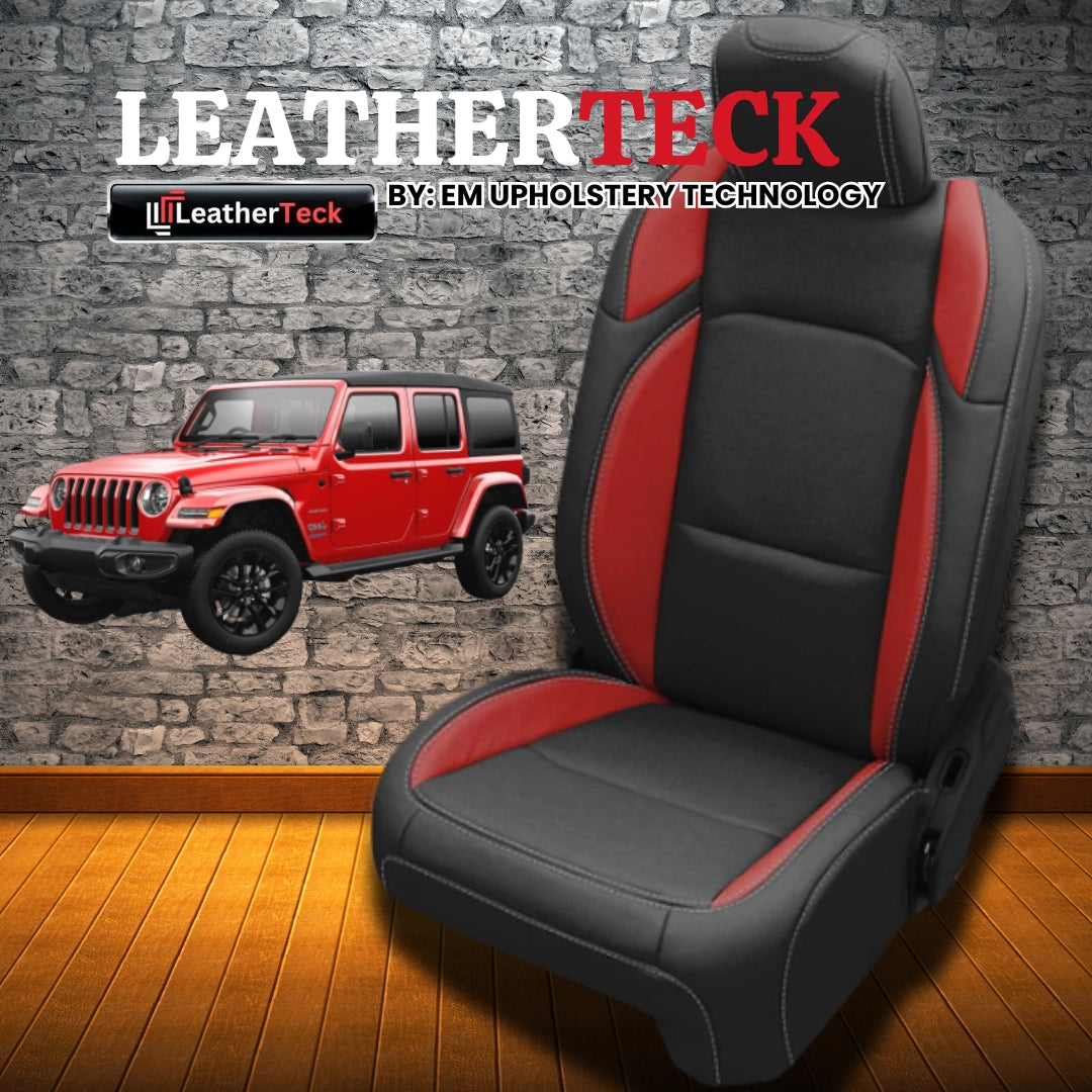 Katzkin Leather Seat Covers for 2018 - 2026 Jeep Wrangler 4XE K1313-100