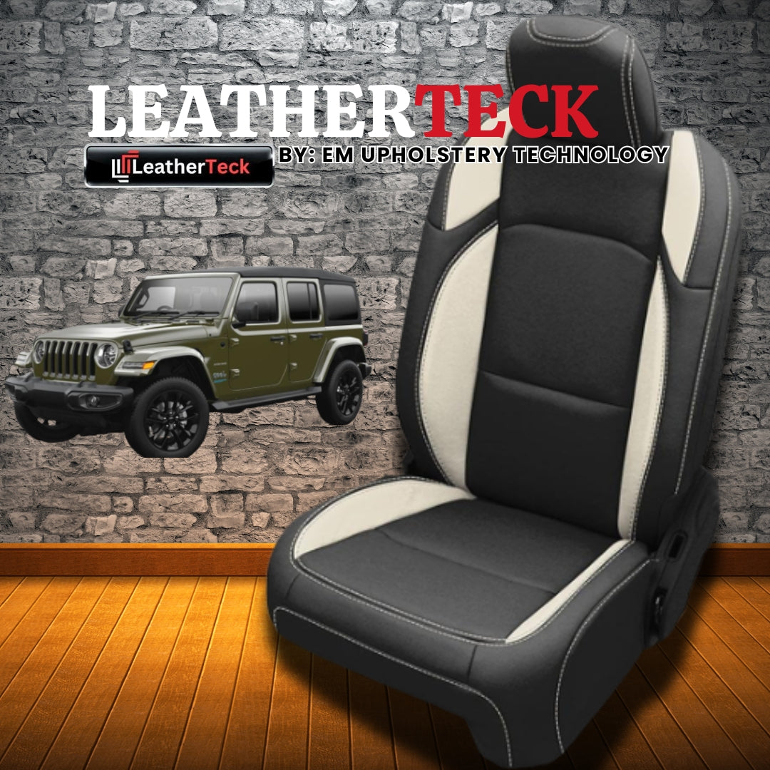 Katzkin Leather Seat Covers for 2018 - 2026 Jeep Wrangler 4XE K1318-100