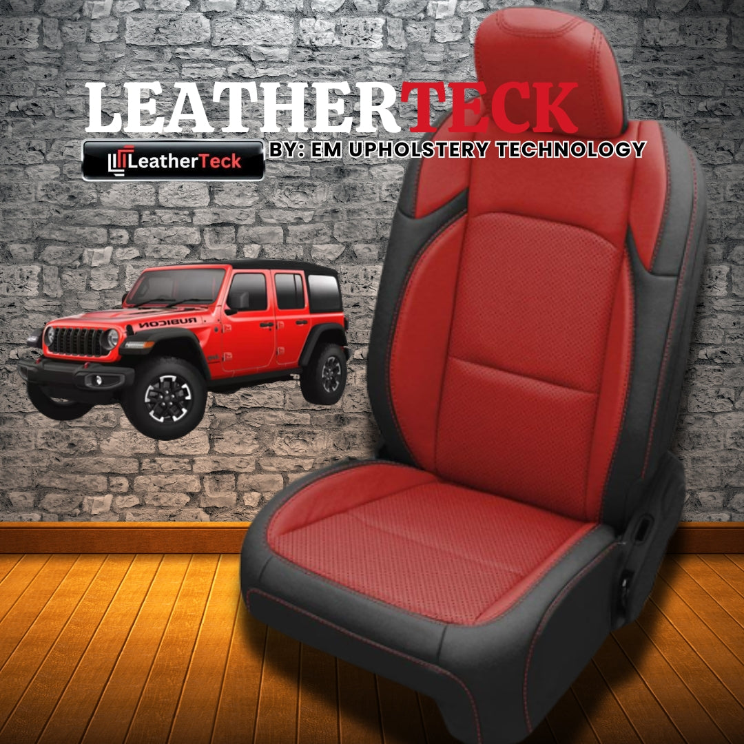 Katzkin Leather Seat Covers for 2018 - 2026 Jeep Wrangler JL K1331-100