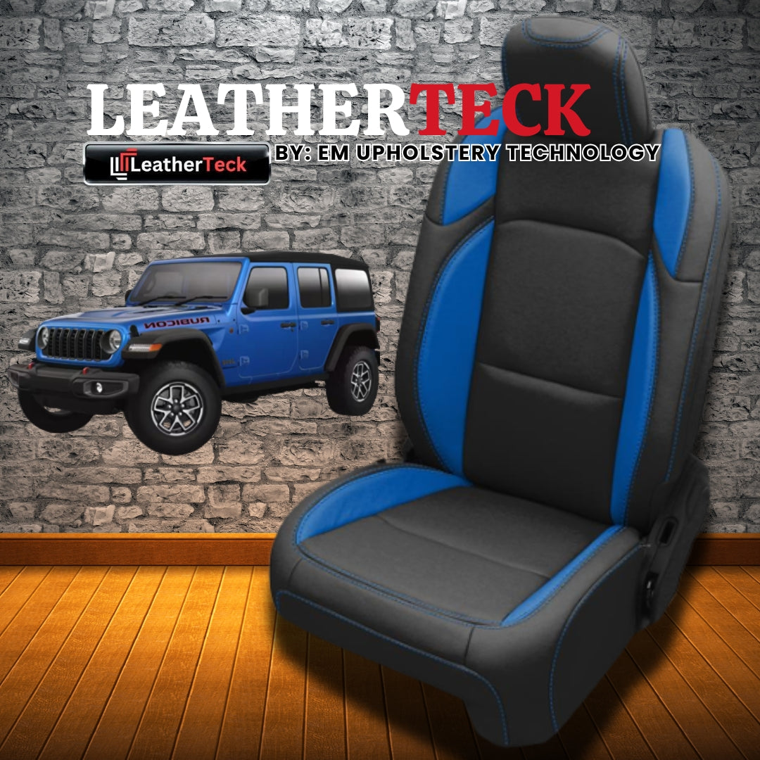 Katzkin Leather Seat Covers for 2018 - 2026 Jeep Wrangler JL K3429-100