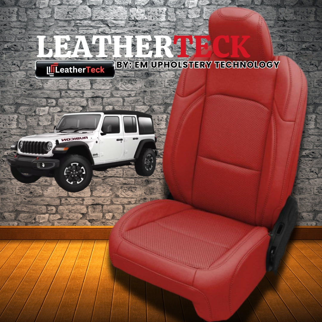Katzkin Leather Seat Covers for 2018 - 2026 Jeep Wrangler JL K1314-121