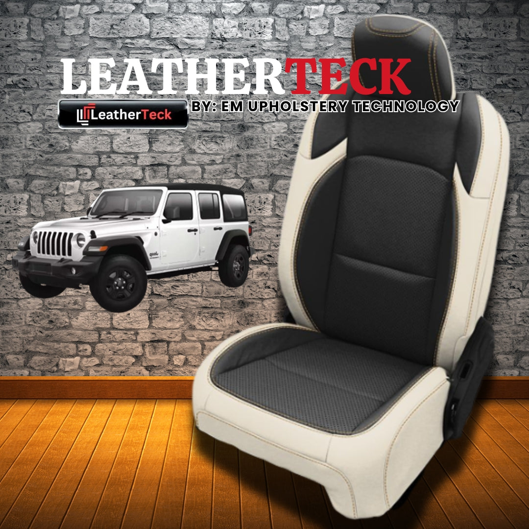 Katzkin Leather Seat Covers for 2018 - 2026 Jeep Wrangler JL K3425-120