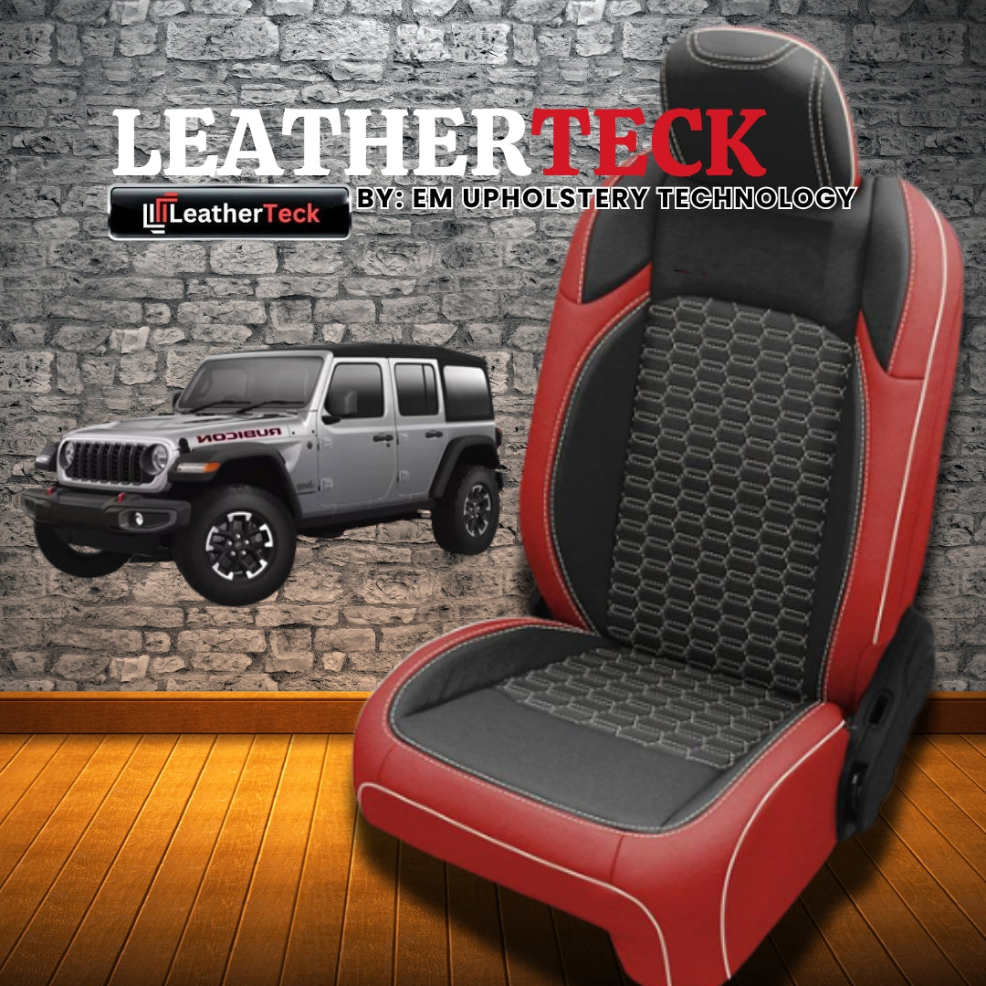 Katzkin Leather Seat Covers for 2018 - 2026 Jeep Wrangler JL K2319-121