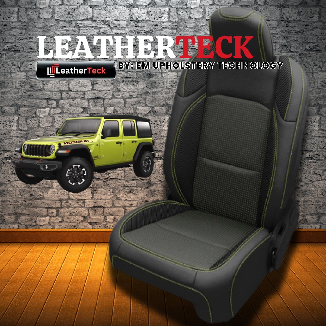 Katzkin Leather Seat Covers for 2018 - 2026 Jeep Wrangler JL K3431-100