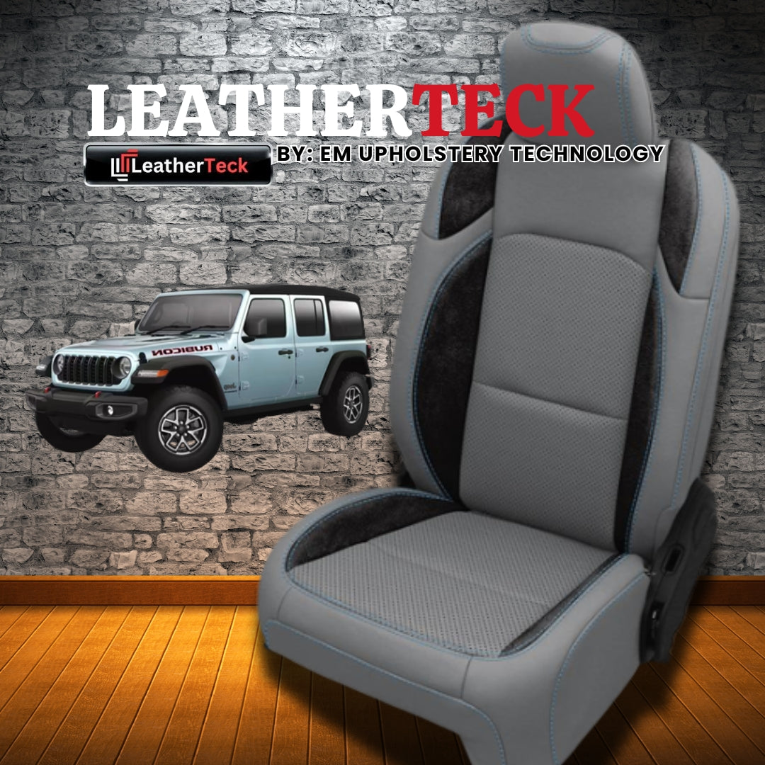 Katzkin Leather Seat Covers for 2018 - 2026 Jeep Wrangler JL K3419-265