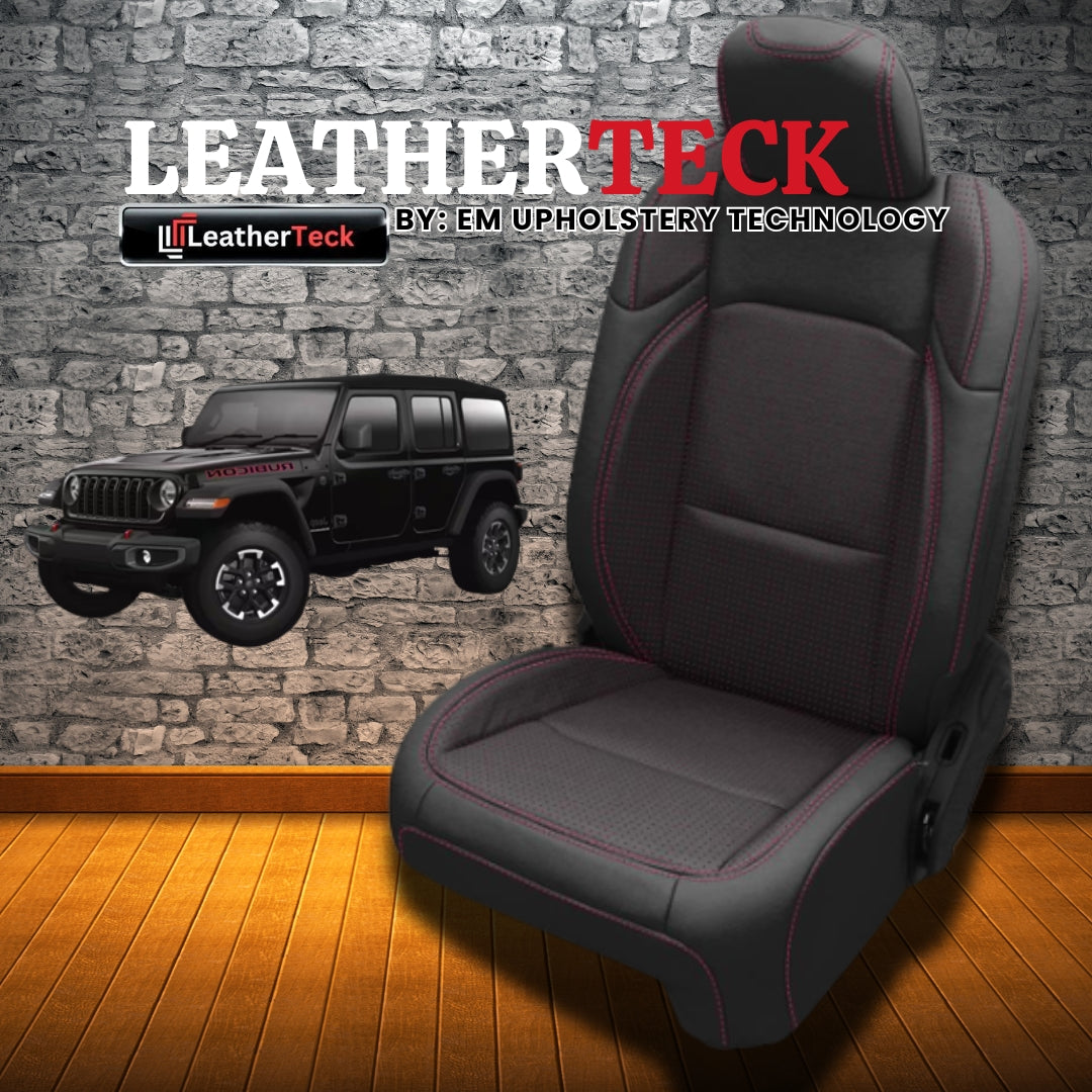 Katzkin Leather Seat Covers for 2018 - 2026 Jeep Wrangler JL K3430-100
