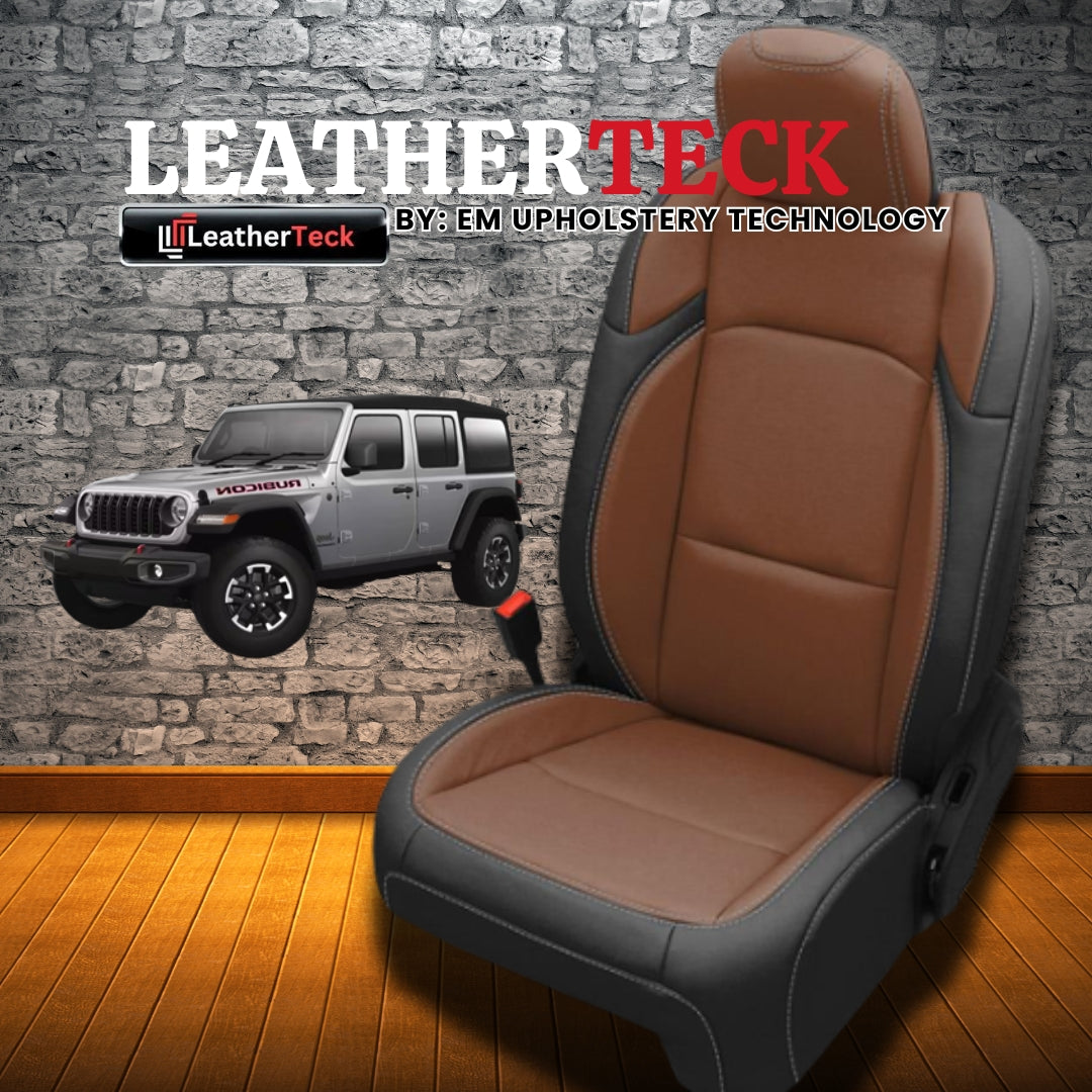 Katzkin Leather Seat Covers for 2018 - 2026 Jeep Wrangler JL K3425-326
