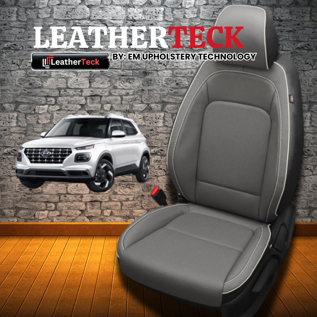 Katzkin Leather Seat Covers for 2020 - 2025 Hyundai Venue K2393-100