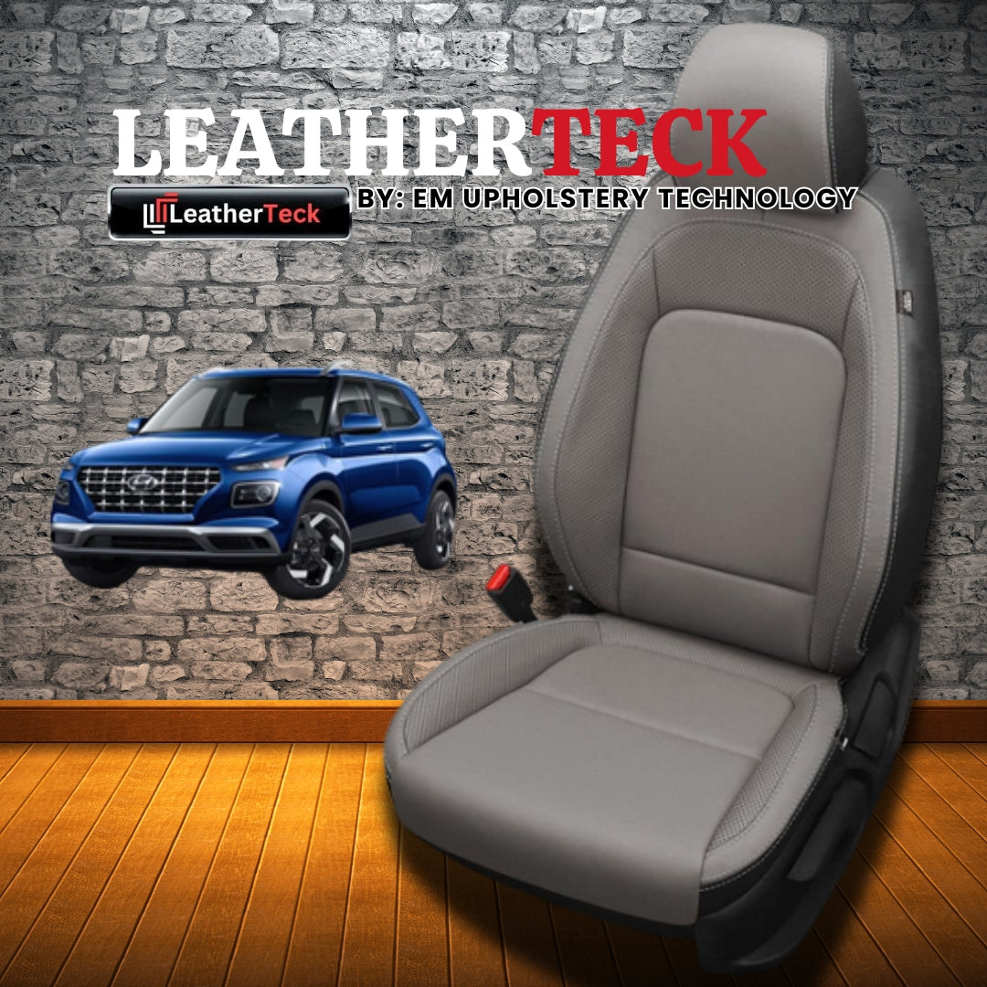 Katzkin Leather Seat Covers for 2020 - 2025 Hyundai Venue K2399-100