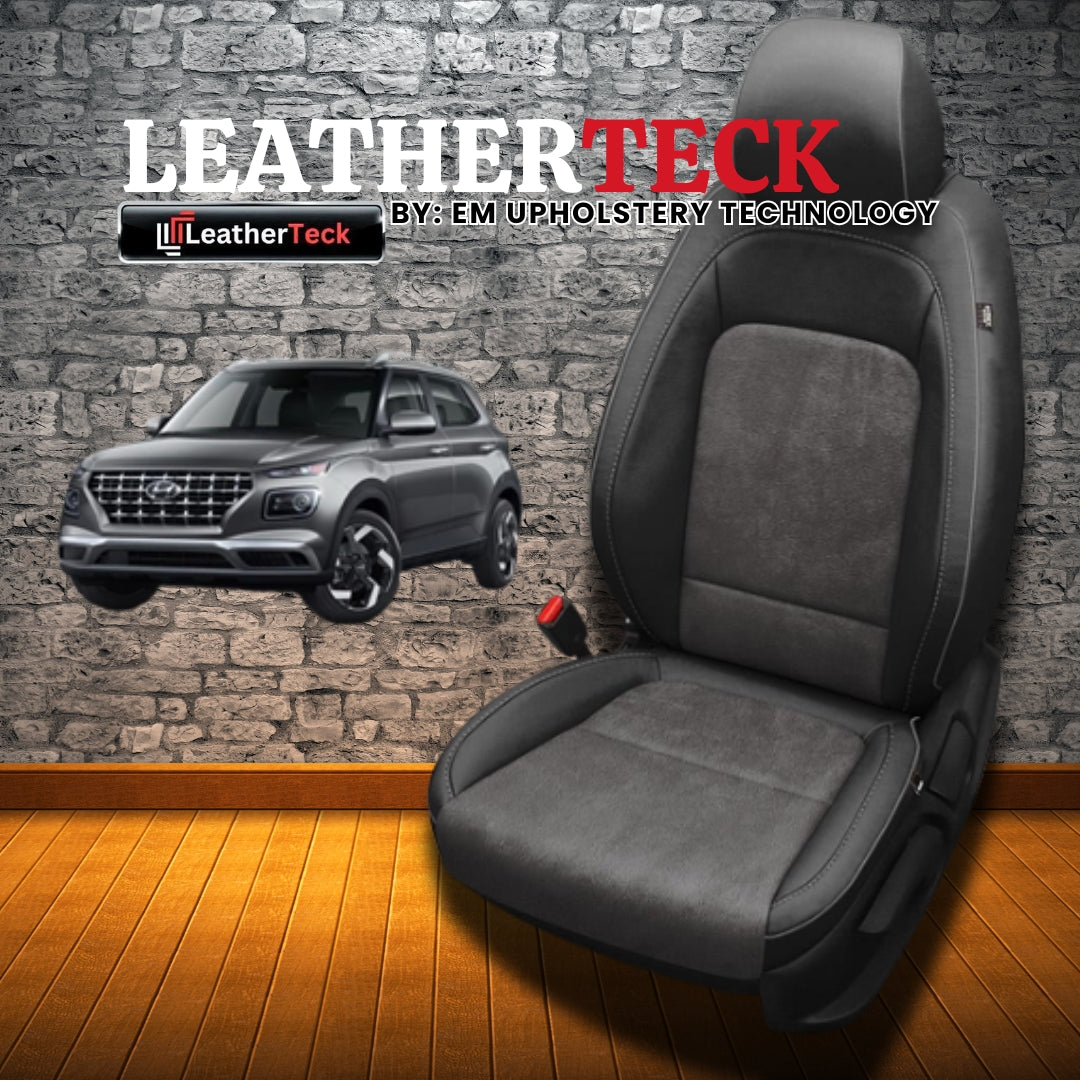 Katzkin Leather Seat Covers for 2020 - 2025 Hyundai Venue K2394-100