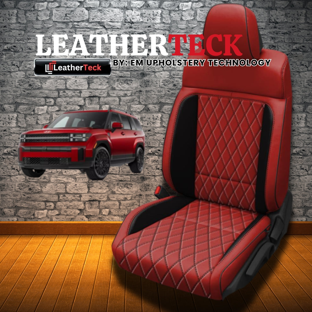 Katzkin Leather Seat Covers for 2024 - 2025 Hyundai Santa Fe K3410-121