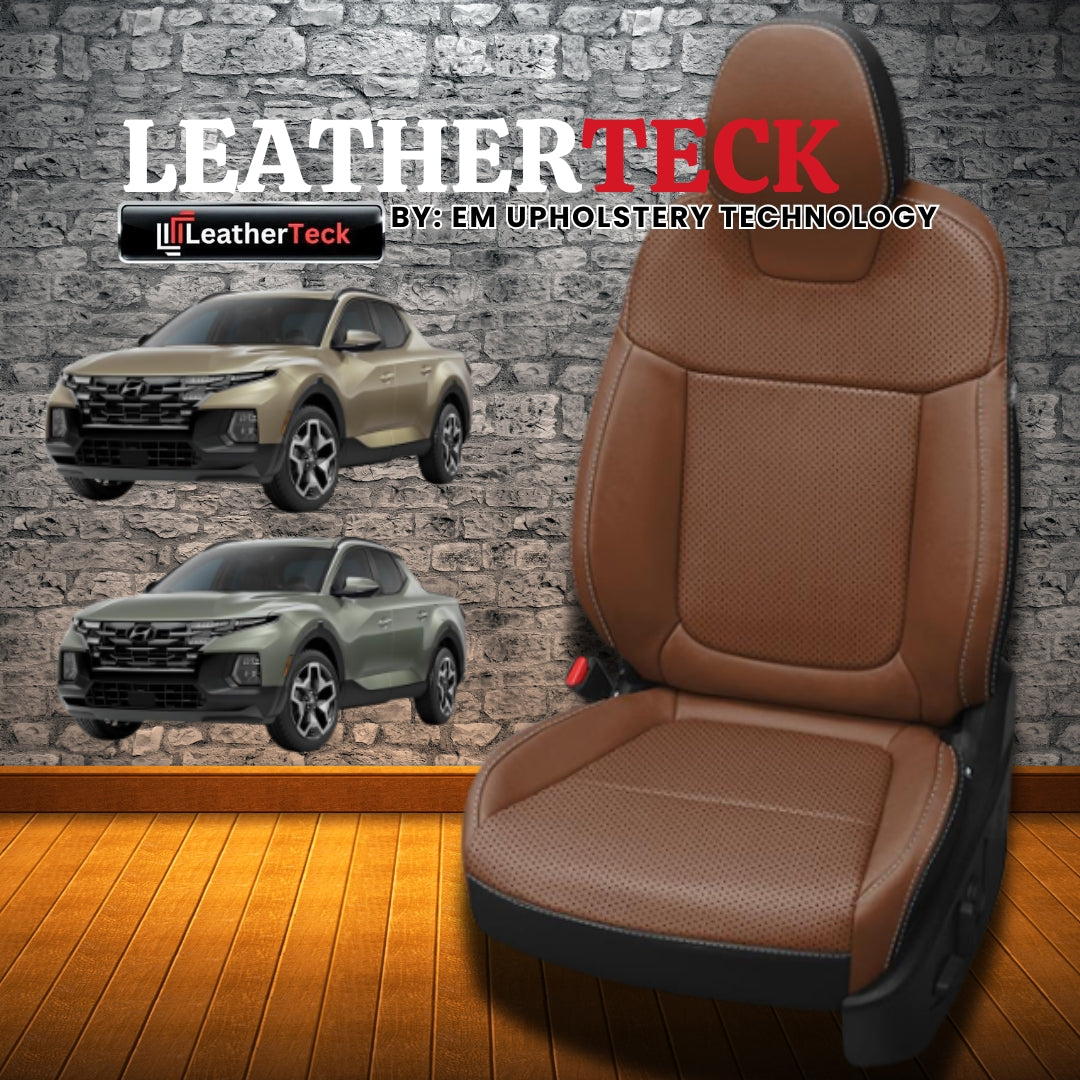 Katzkin Leather Seat Covers for 2022 - 2025 Hyundai Santa Cruz K2942-100