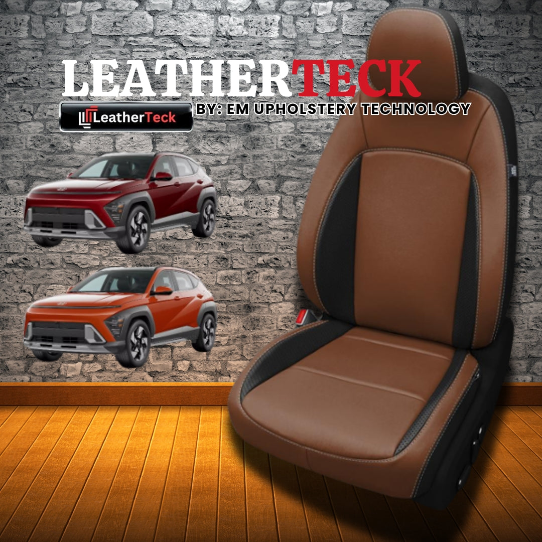 Katzkin Leather Seat Covers for 2024 - 2025 Hyundai Kona K3975-100