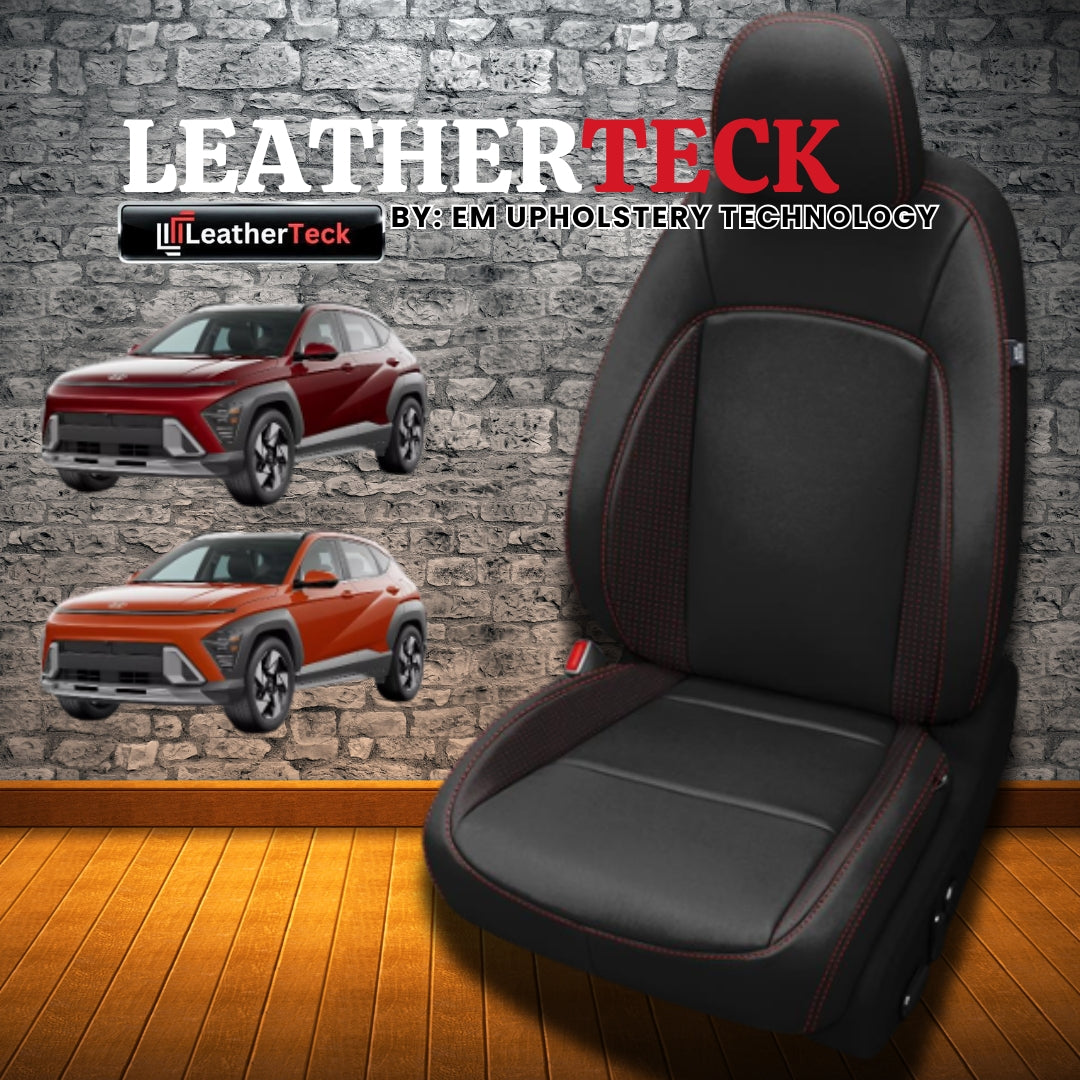 Katzkin Leather Seat Covers for 2024 - 2025 Hyundai Kona K3973-100