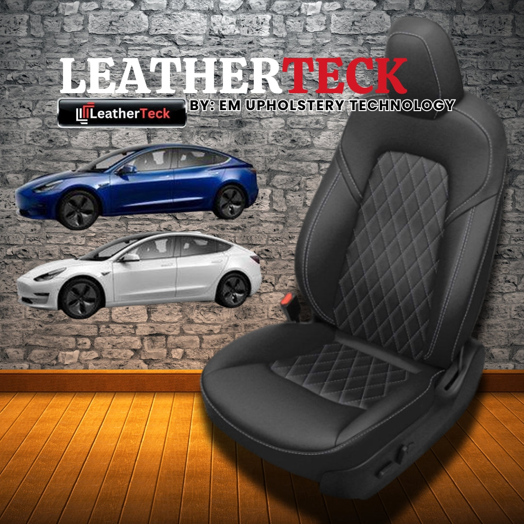 Katzkin Leather Seat Covers for 2018 - 2023 Tesla Model K2087-100