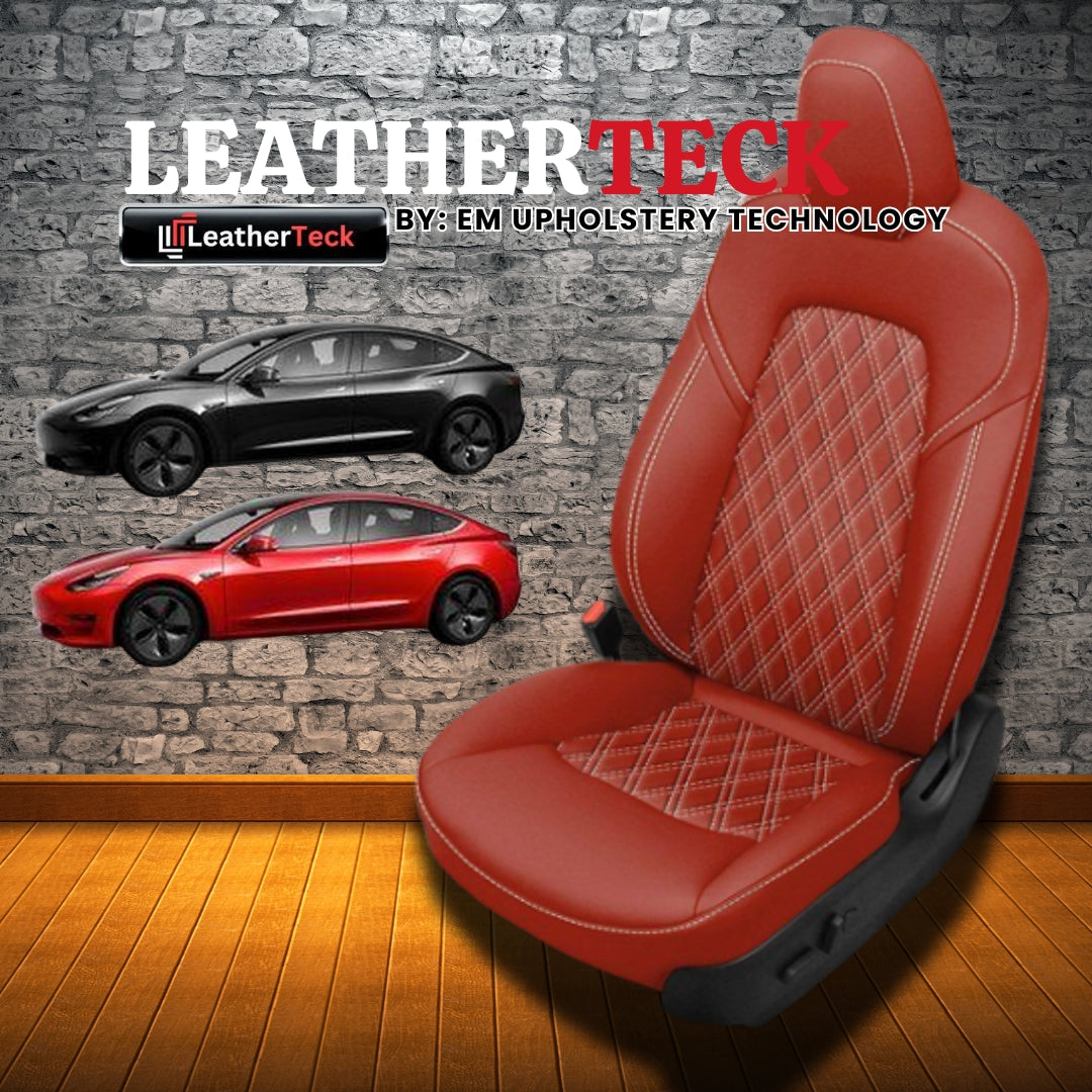 Katzkin Leather Seat Covers for 2018 - 2023 Tesla Model K2088-225