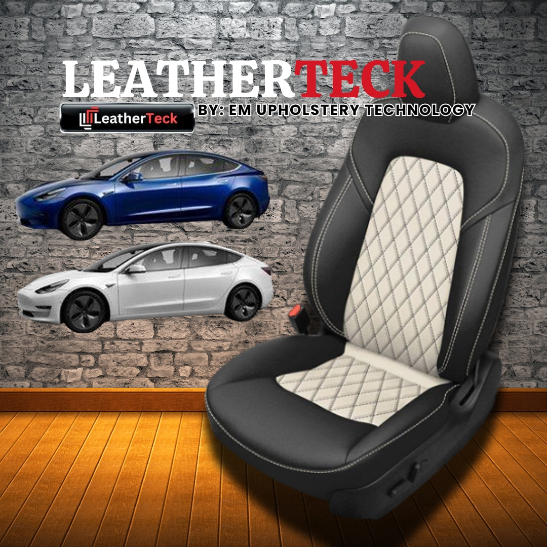 Katzkin Leather Seat Covers for 2018 - 2023 Tesla Model K2088-100
