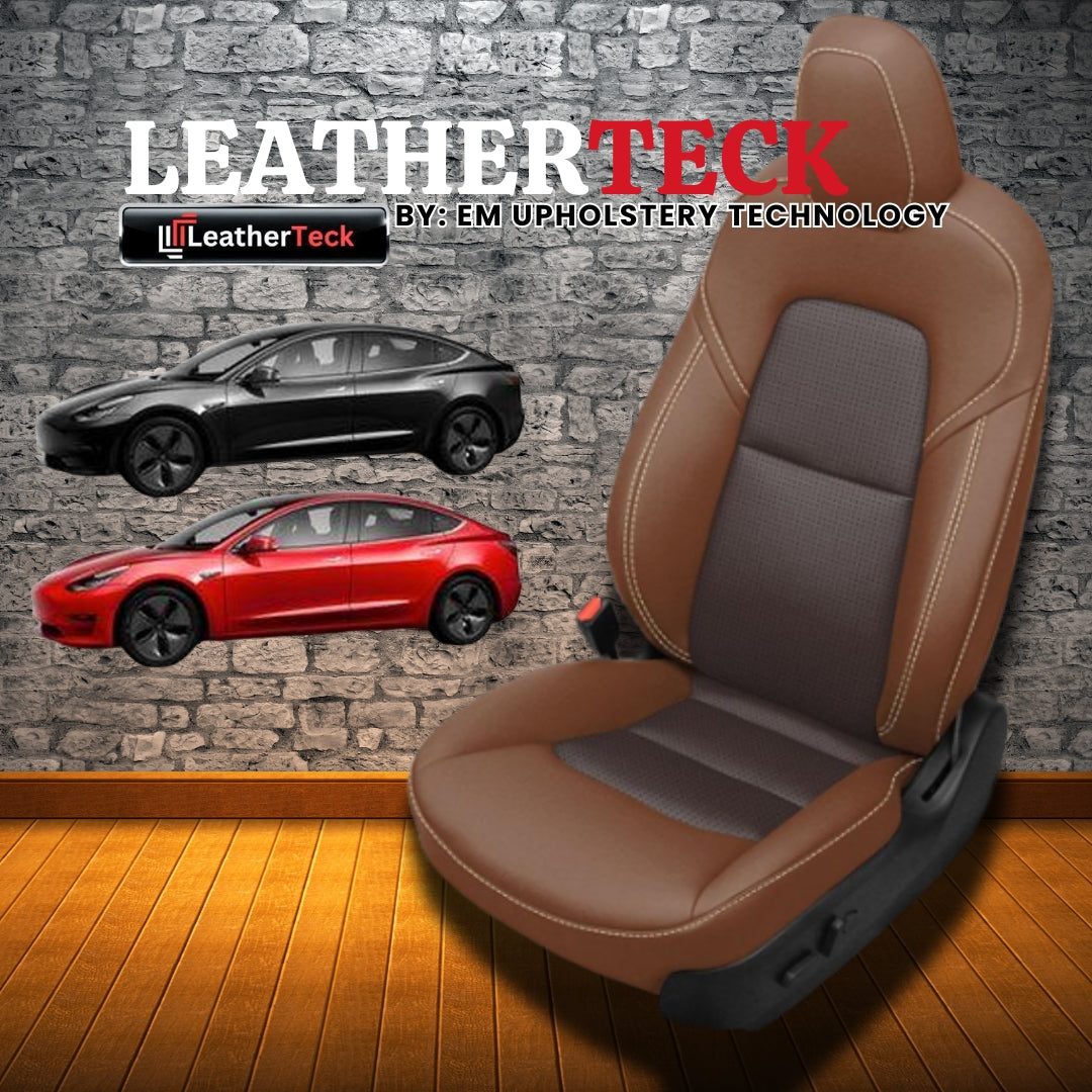 Katzkin Leather Seat Covers for 2018 - 2023 Tesla Model K1607-222