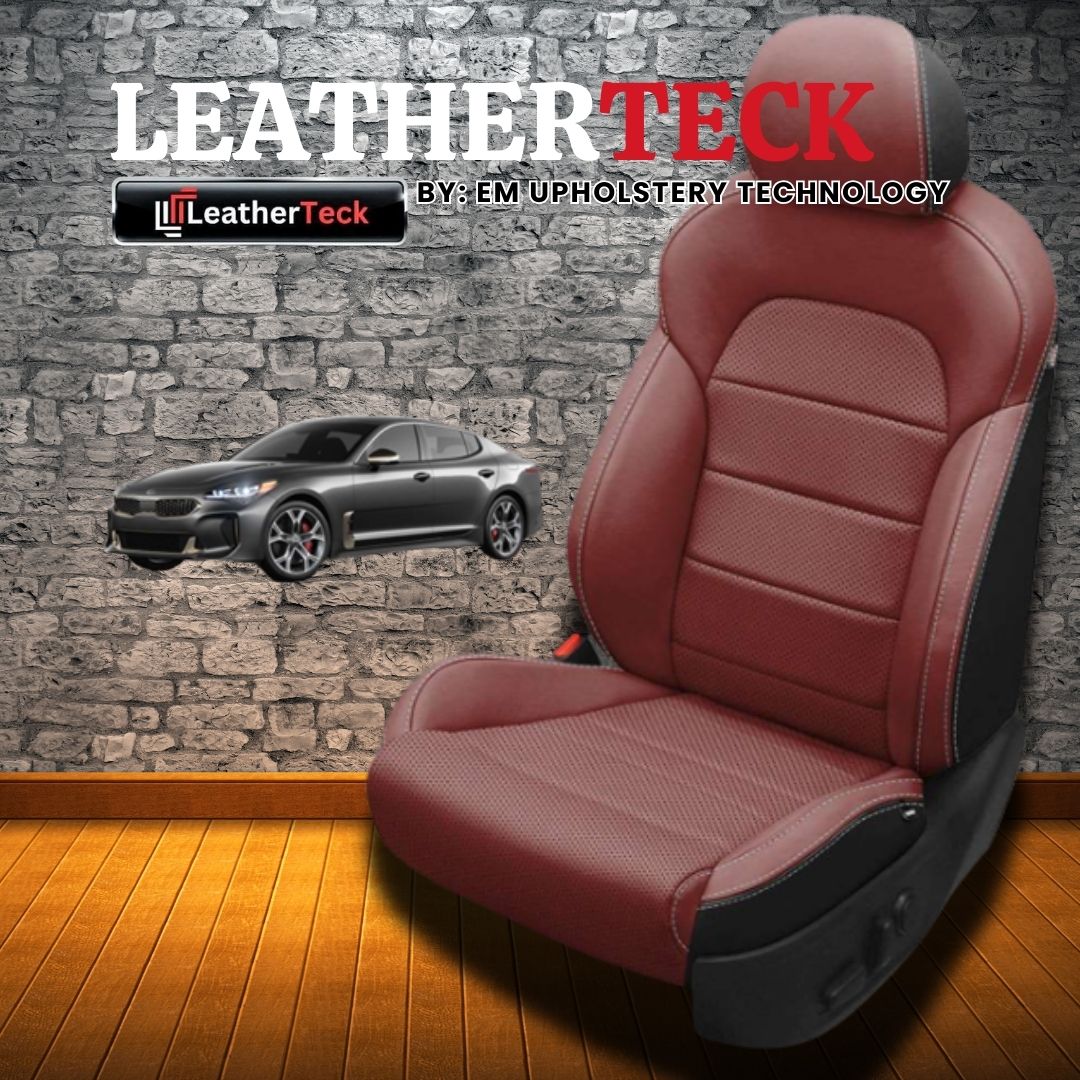 Katzkin Leather Seat Covers for 2018 - 2022 Kia Stinger K1540-100