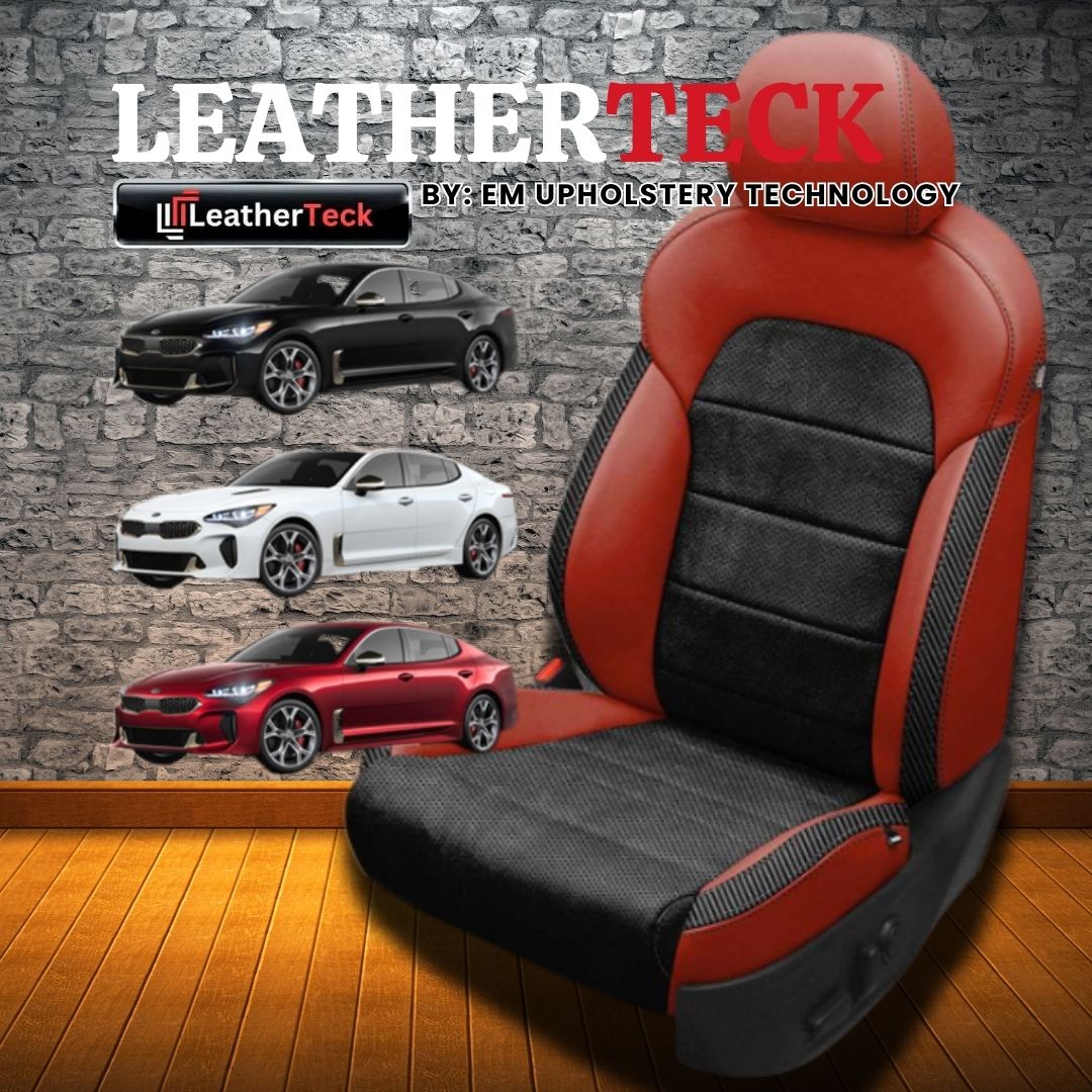 Katzkin Leather Seat Covers for 2018 - 2022 Kia Stinger K1540-225