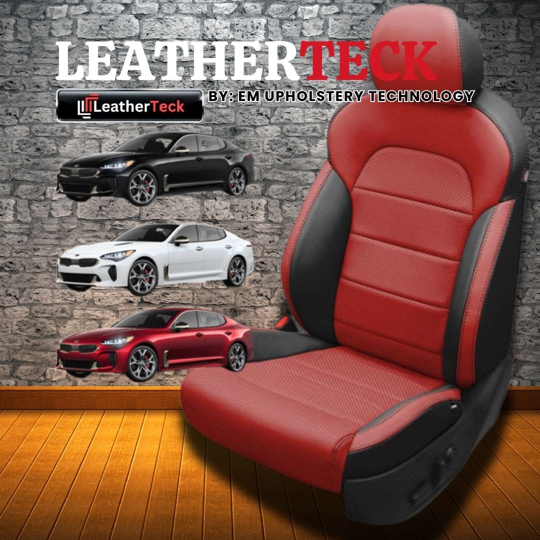 Katzkin Leather Seat Covers for 2018 - 2022 Kia Stinger K1541-100