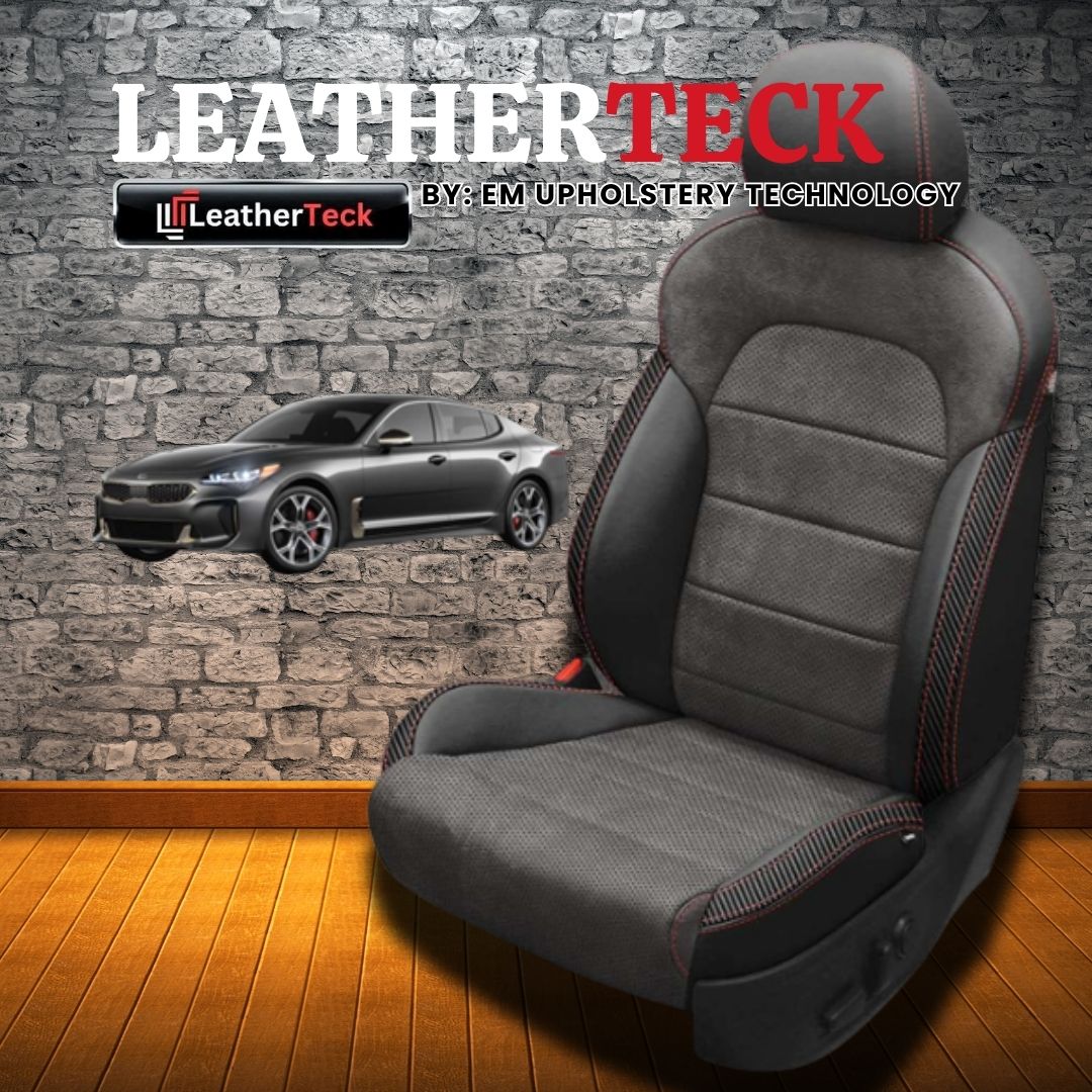 Katzkin Leather Seat Covers for 2018 - 2022 Kia Stinger K1547-100