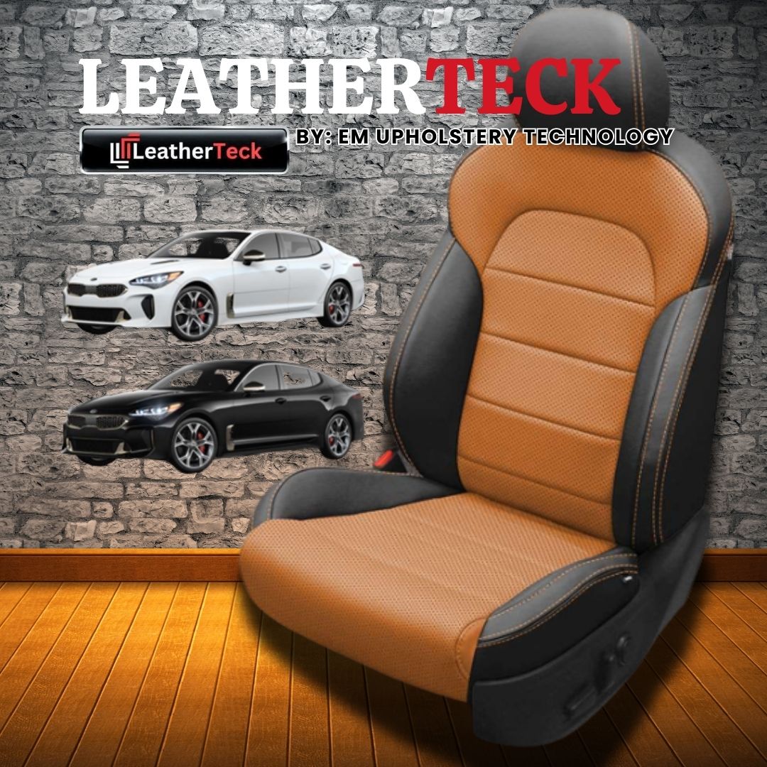 Katzkin Leather Seat Covers for 2018 - 2022 Kia Stinger K1543-100