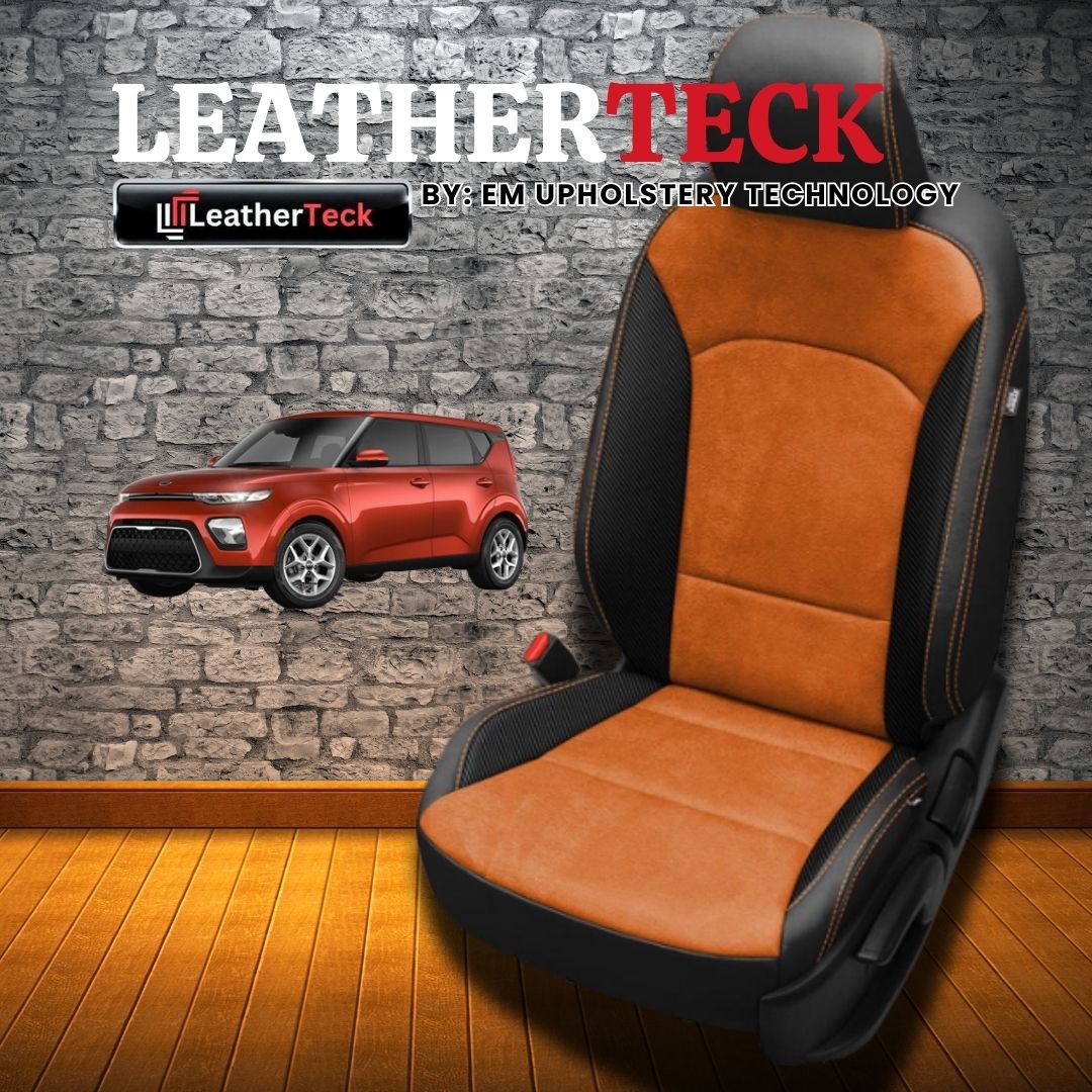 Katzkin Leather Seat Covers for 2020 - 2025 Kia Soul K2192-100