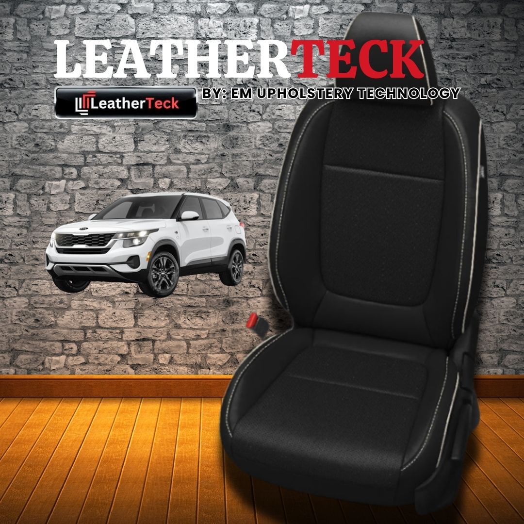 Katzkin Leather Seat Covers for 2021 - 2025 Kia Seltos K2465-100