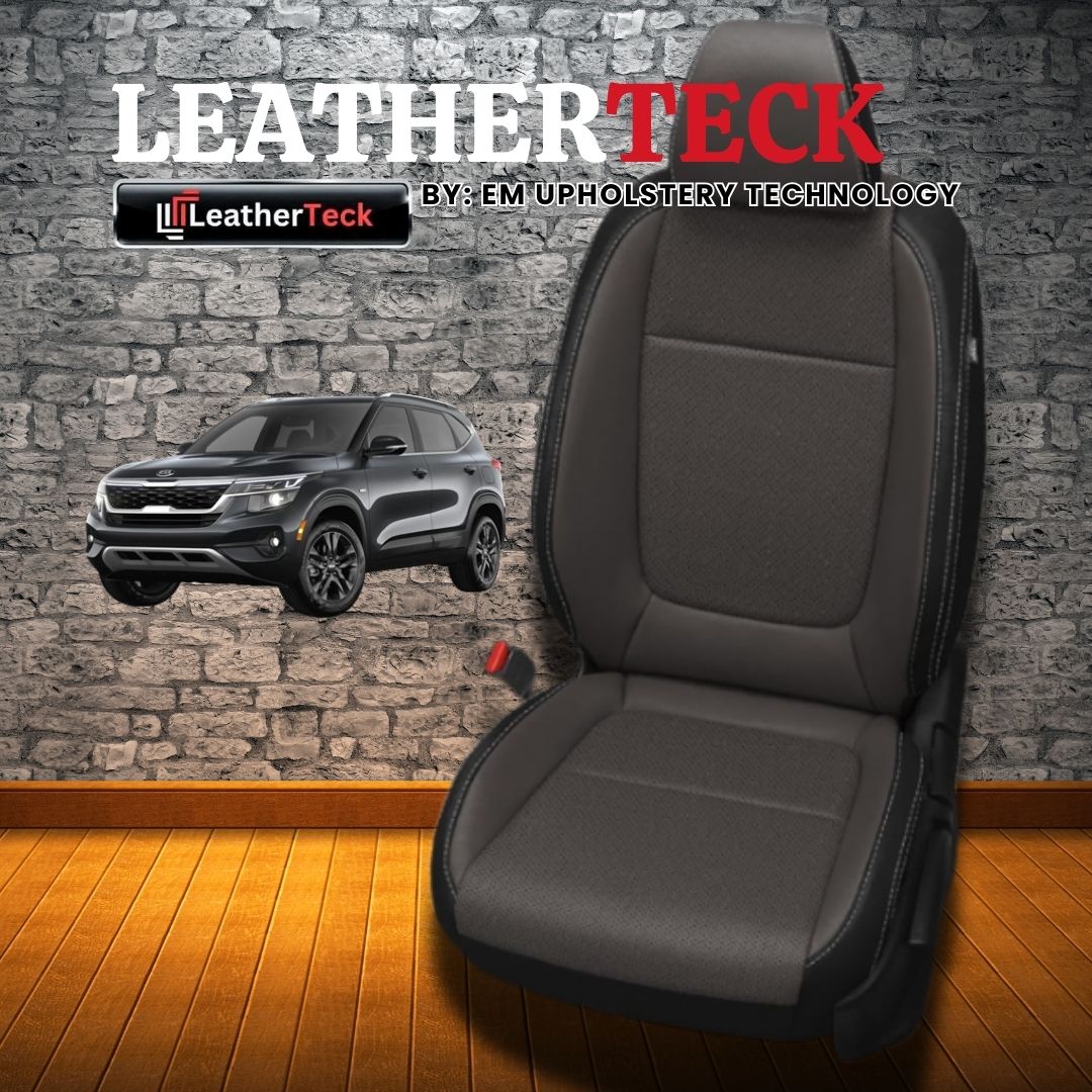 Katzkin Leather Seat Covers for 2021 - 2025 Kia Seltos K2474-100