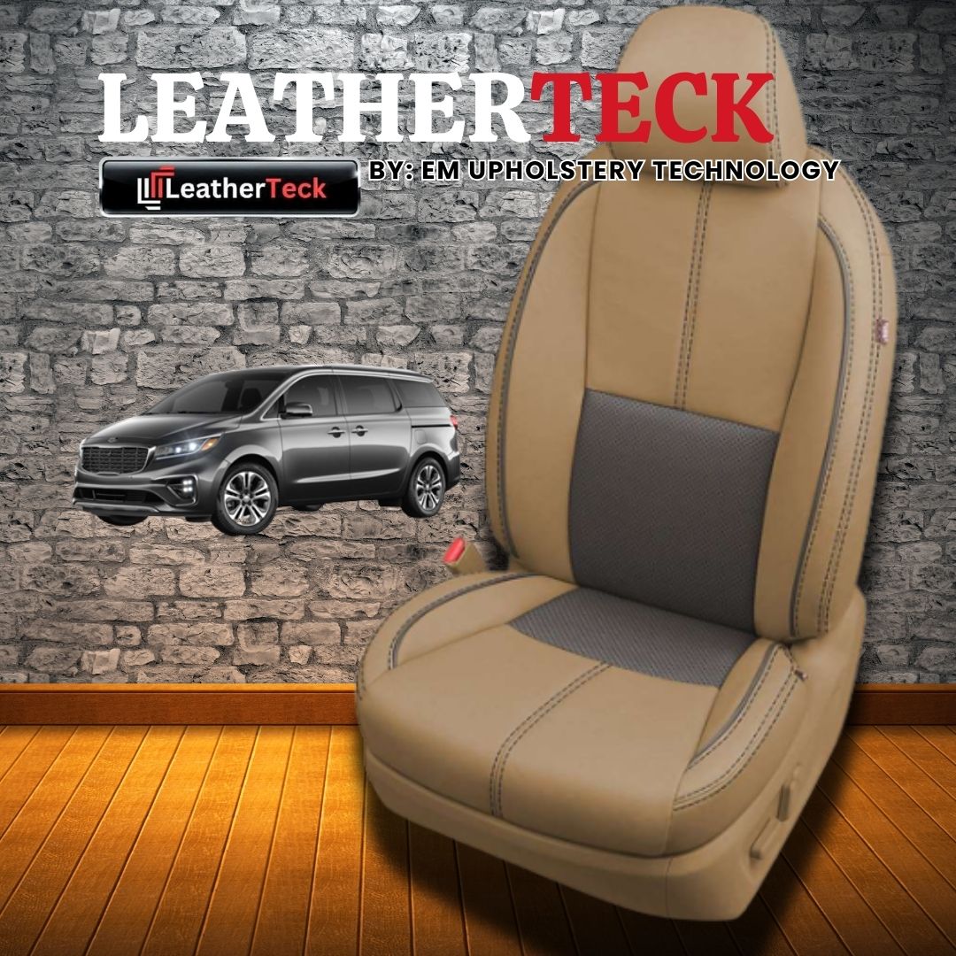 Katzkin Leather Seat Covers for 2015 - 2021 Kia Sedona K2107-134
