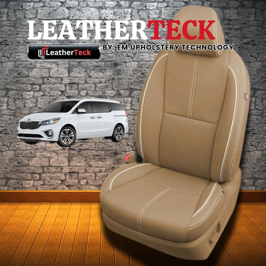 Katzkin Leather Seat Covers for 2015 - 2021 Kia Sedona K2108-134