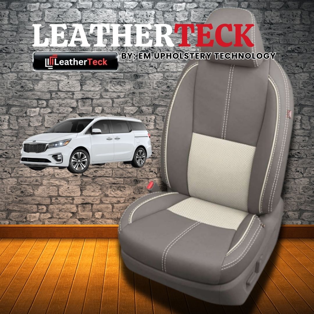 Katzkin Leather Seat Covers for 2015 - 2021 Kia Sedona K2107-102