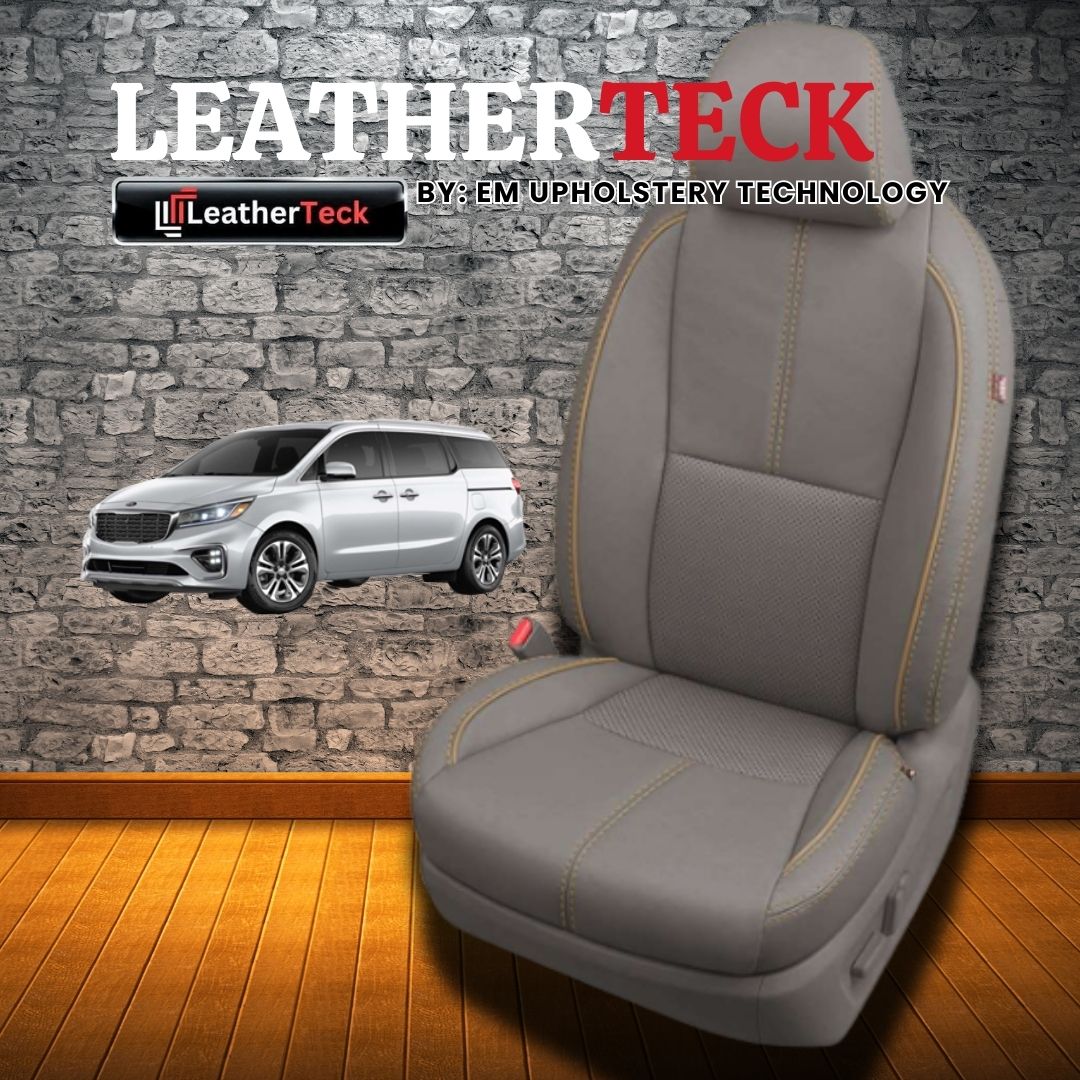 Katzkin Leather Seat Covers for 2015 - 2021 Kia Sedona K2104-102
