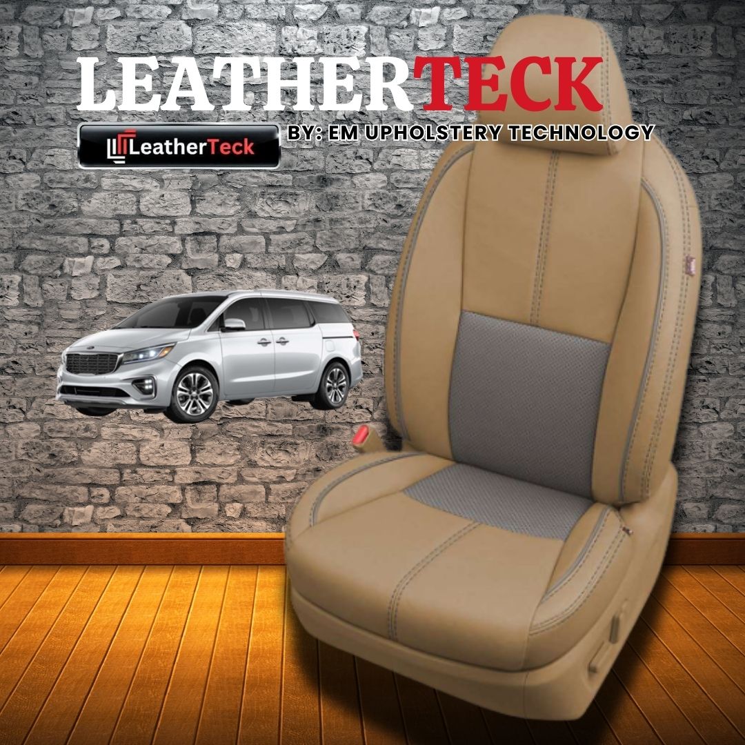Katzkin Leather Seat Covers for 2015 - 2021 Kia Sedona K2105-134