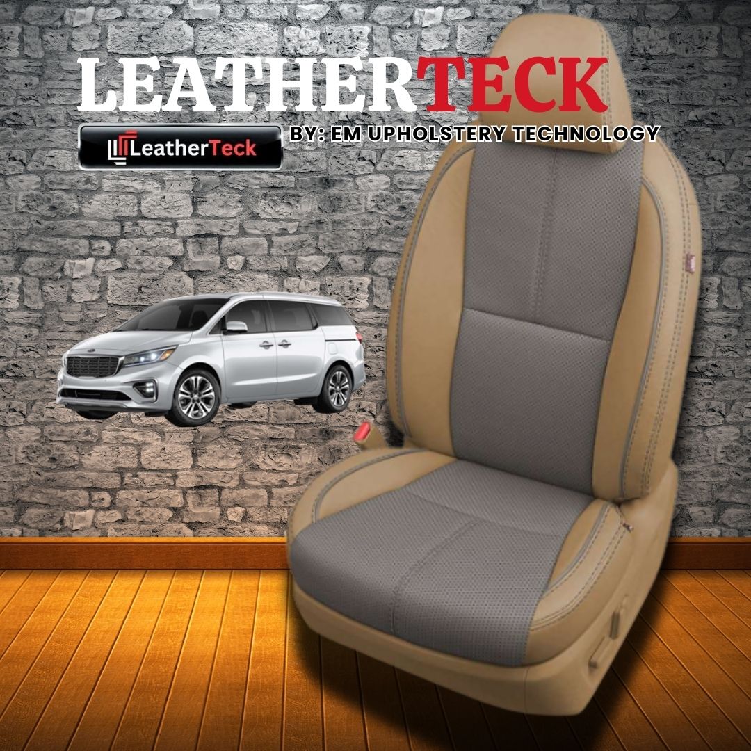 Katzkin Leather Seat Covers for 2015 - 2021 Kia Sedona K2106-134