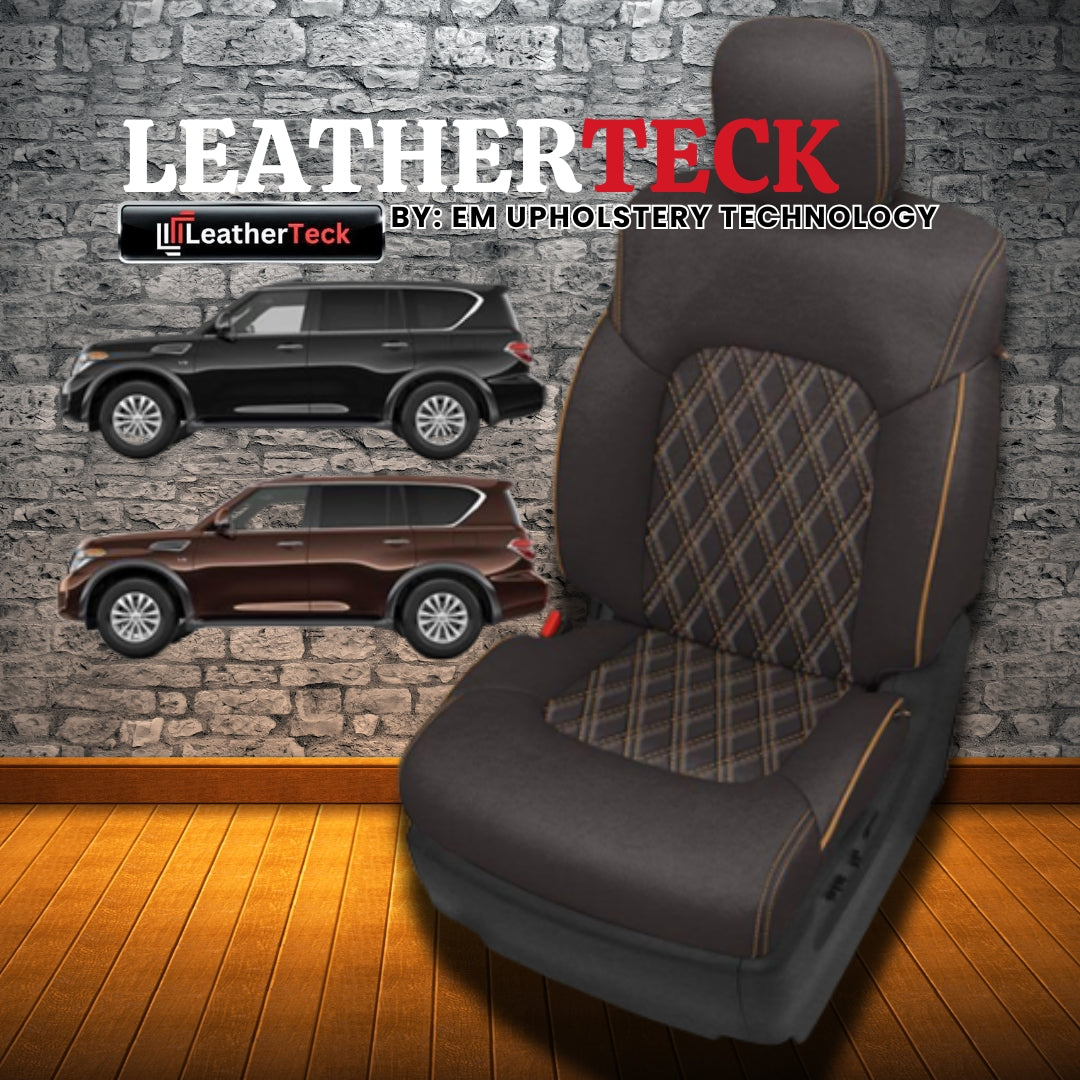 Katzkin Leather Seat Covers for 2017 - 2025 Nissan Armada K2544-101