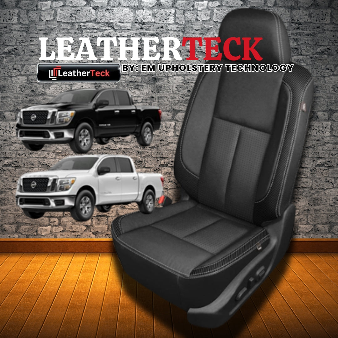 Katzkin Leather Seat Covers for 2016 - 2024 Nissan Titan K756-100