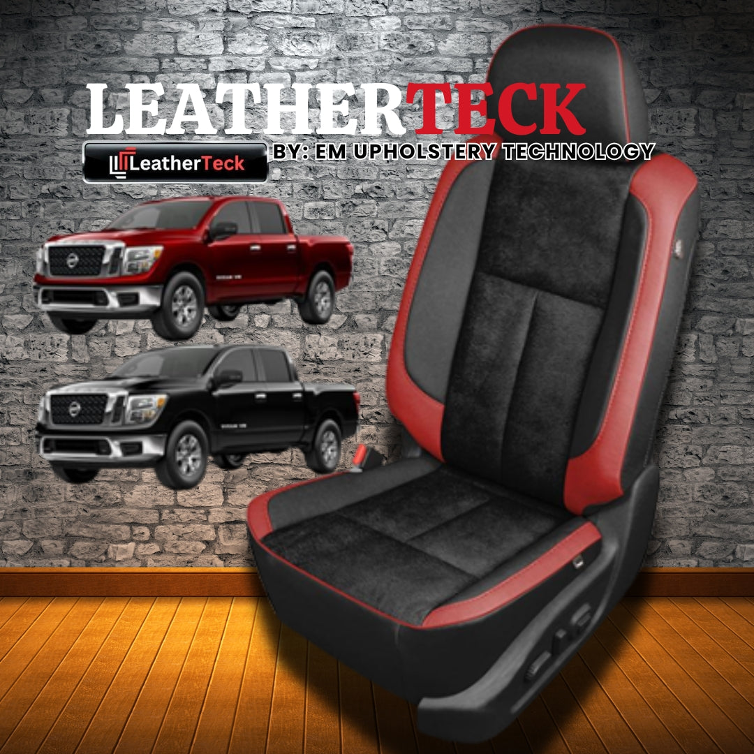 Katzkin Leather Seat Covers for 2016 - 2024 Nissan Titan K1636-100