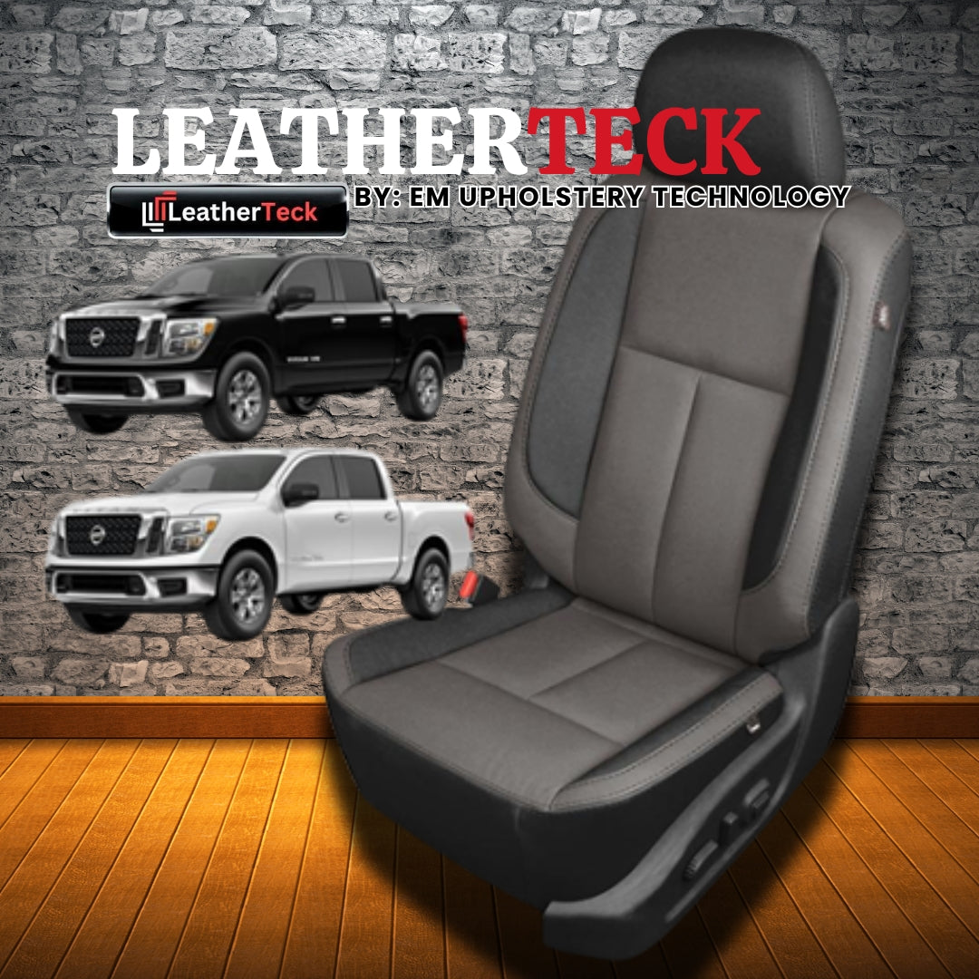 Katzkin Leather Seat Covers for 2016 - 2024 Nissan Titan K1639-100